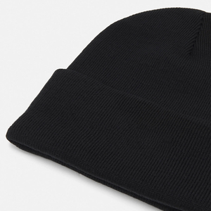 Bonnet d'hiver chaud personnalisé OEM Hip Hop unisexe, en acrylique gaufré uni, à revers tricoté - Product Image 6