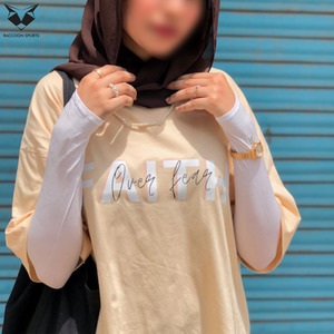 Camiseta Larga Modest Muslimah, Estilo Holgado, Tela Suave, Ropa Casual de Calle, Túnica Cómoda para Mujer - Product Image 6