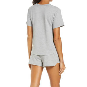 Lightweight Summer <b>Twin</b> <b>Set</b> Wholesale Rate Women Simple Elegant Two Piece Minimal Style Two Piece Matching Clothing <b>Set</b> Ladies - Product Image 2