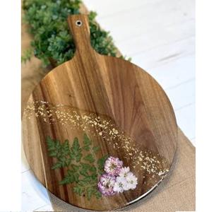 Rounded Shape Fruit Wood Cutting Board <b>Decor</b> <b>Item</b> Home <b>Kitchen</b> Antibacterial Chopping Board Resin Bamboo Cutting Board - Product Image 1