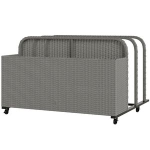 Contenitore per Piscina Grigio Misto, Design Pratico con Cesto Portaoggetti - Product Image 5