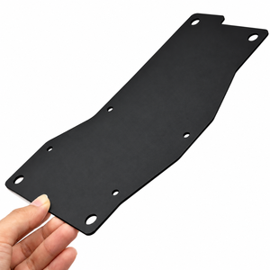 Placa de Conexión de Brazo Robótico de Aluminio Negro Personalizada OEM 5052 6061, Panel de Montaje Adaptador de Chapa Metálica de Precisión para Robot Industrial - Product Image 5