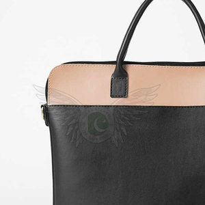 Sac à ordinateur portable décontracté en cuir véritable spacieux avec design durable pour appareils, documents et fournitures - Product Image 4