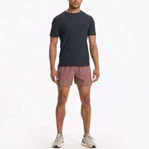 กางเกงกีฬาขาสั้นผู้ชายแบบ 2-in-1 สำหรับวิ่งออกกำลังกาย ผ้าโพลีเอสเตอร์ถัก ดีไซน์สั่งทำได้ ขายส่ง ป้องกันลม ระบายอากาศได้ดี ขนาด 4 นิ้ว เหมาะสำหรับฤดูร้อน - Product Image 2