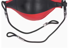 Sac de boxe professionnel double extrémité PROFIT SPORTS de haute qualité, gonflable en PU, rouge et noir, toutes saisons, pour la gym - Product Image 2