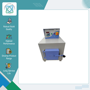 Horno de mufla eléctrico de acero dulce de alta calidad y gran demanda, con recubrimiento en polvo y controlador PID, de origen indio. - Product Image 5