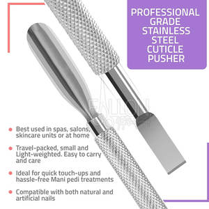 Pousse-cuticules double extrémité pour un nettoyage facile et une préparation précise des ongles - Product Image 3