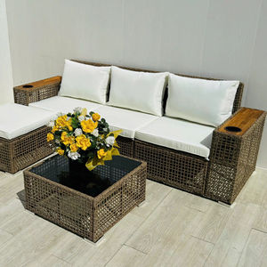 SF00110 Ensemble de canapés d'extérieur modernes, nouveau design, directement de l'usine au Vietnam, pour villa, appartement, hôtel, salon, mobilier d'extérieur - Product Image 1