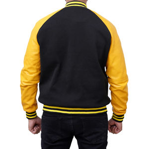 Veste de baseball personnalisée avec logo brodé, boutons design, vestes de baseball pour hommes - Product Image 2