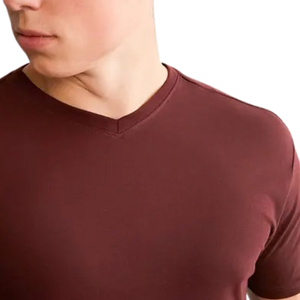 T-shirt Homme Slim Fit Col Rond Manches Courtes Ajusté Décontracté Quotidien Personnalisé Vente en Gros Coton Jersey Basique Haut Vêtement OEM - Product Image 5