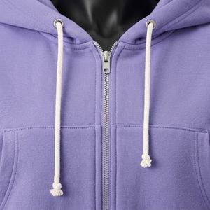 Hoodie court personnalisable pour femme, respirant, 100% coton, écologique, séchage rapide, décontracté - Product Image 3