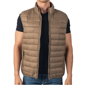 Chaleco de Invierno 2026, Ligero, Formal, de Algodón, Forro Polar y Poliéster, para Hombre, Cálido, Sin Mangas, con Cierre - Product Image 1