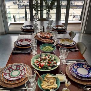 4 manteles individuales hechos a mano para estilo de comedor natural, cargadores de boda hechos a mano y almohadillas de mesa al por mayor - Product Image 2