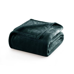 Couverture en polaire unie noire pour toutes les saisons, fabriquée en Inde, qualité supérieure, prête à être expédiée par Vaibhav Exports - Product Image 5