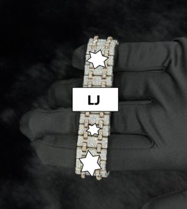 Reloj de Pulsera Mecánico Automático de Acero Inoxidable con Diamantes Moissanite y Esfera de Cristal Analógica Personalizado para Hombre, Estilo Hip Hop - Product Image 2