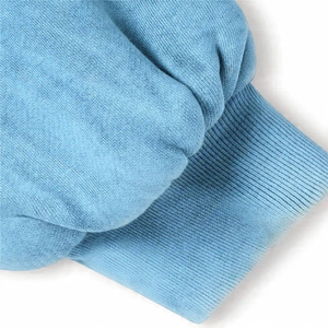 Hoodie Premium Automne en Coton Uni avec Logo Frontal, Molleton Doux Brossé, Coupe Décontractée, Poignets Côtelés, Coupe Oversize Classique - Product Image 4