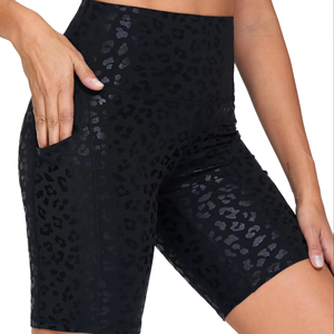 Conjunto de Shorts Deportivos Casuales para Mujer, Cintura Alta, Transpirables, Ecológicos, Resistentes, Cómodos, Tallas Grandes - Product Image 1