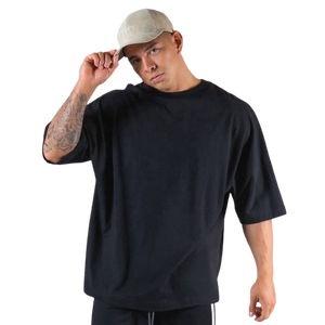 T-shirt de sport pour homme, coupe ample, manches courtes, extensible, respirant, pour l'entraînement et la performance sportive - Product Image 3