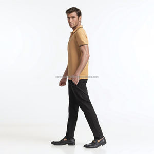 Nardon Apparel Men's 50 + Protección UV Camisas de golf de secado rápido Botón Camisas de manga corta para el sol Ligero Diseño de impresión sólida - Product Image 1