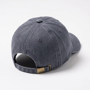 Quick Dry Breathable Waterproof Unstructured Soft Top Strapback 6 Panel Curve Brim Hydro Tech Performance Cotton Dad Hat Cap - Product Image 4