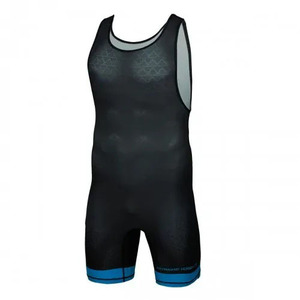 ชุดมวยปล้ำคุณภาพพรีเมียม Fezco Industries รุ่น FI-2002 พิมพ์ลายโลโก้ดิจิทัล ผลิตจากโพลีเอสเตอร์ 100% แห้งเร็ว ระบายอากาศได้ดี มีไซส์พลัส - Product Image 4