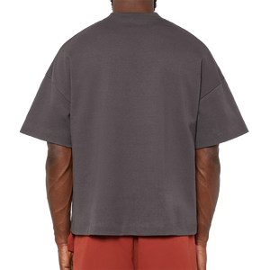 T-shirt Homme Coupe Boxy Oversize 100% Coton Personnalisable Col Bas Épaules Tombantes Logo Avant Séchage Rapide Respirant Streetwear - Product Image 3