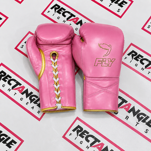 Guantes de Boxeo Fly Hechos a Medida en Fábrica, 100% Cuero Original, Guantes de Boxeo Profesionales con Cordones - Product Image 1