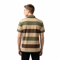 Chemise Homme Solide Personnalisable Respirante à Manches Courtes en Coton Piqué Toile Teinte Unie Haut de Gamme pour le Golf – Vente en Gros