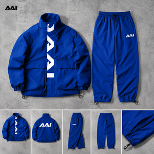 Proveedor de Sudaderas con Capucha Deportivas, Resistentes al Viento, de Secado Rápido y Cuello Alto, Personalizadas, de Nylon Térmico Acolchado Widebreabker - Product Image 3