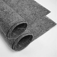 Tissu polaire 100% polyester 280 GSM, poids moyen, brossé, suédé, tricoté, uni, 58/60 pouces, en stock, textile de maison