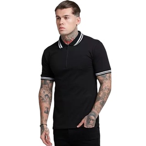 เสื้อโปโลสำหรับผู้ชายเสื้อคอตตอนโพลีเอสเตอร์ผ้าฝ้ายโพลีเอสเตอร์ขนาดใหญ่พิเศษระบายอากาศออกแบบโลโก้ได้ตามต้องการ - Product Image 1