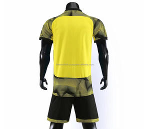 Conjunto de Camisetas de Fútbol para Hombre, Uniformes de Entrenamiento de Fútbol, Talla Grande, Manga Corta, Transpirable, Sublimado - Product Image 6