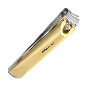 Juego de cortaúñas dorados, paquete de 2 cortaúñas de acero inoxidable afilado Premium con estuche de lata de viaje resistente - Product Image 5