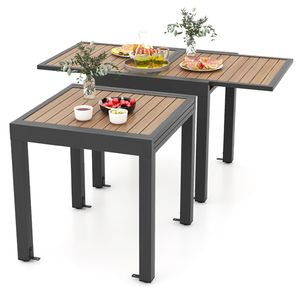 <b>Extendable</b> Patio <b>Table</b> for 4-6 People 31.5-63 Inches for <b>Outdoor</b> <b>Dining</b> Furniture - Product Image 3