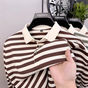 Chemise d'été décontractée à manches courtes pour homme, à carreaux, boutonnée, brodée, en spandex/coton, respirante, coupe ample et légère - Product Image 3