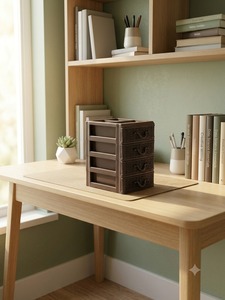 Stackable Plastic <b>Storage</b> <b>Drawers</b> Rectangle Minimalist Design 4 Tier PP Material Bathroom Neatening - Product Image 2