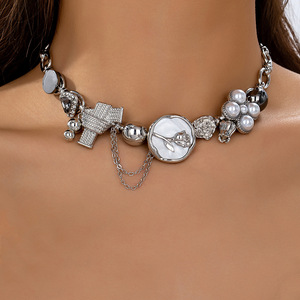 Juego <span class=keywords><strong>de</strong></span> Joyería <span class=keywords><strong>de</strong></span> Lujo con Cristales <span class=keywords><strong>de</strong></span> Pantera, Collar con Colgante <span class=keywords><strong>de</strong></span> Corazón <span class=keywords><strong>de</strong></span> Zafiro Azul Real y Aretes <span class=keywords><strong>de</strong></span> Diamantes <span class=keywords><strong>de</strong></span> Imitación para Mujer - Product Image 5
