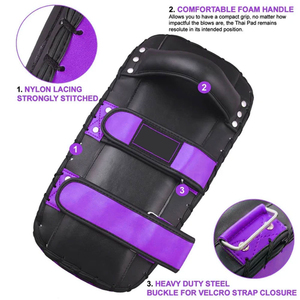 Professional Quality Fitness Boxing <b>Kick</b> <b>Shield</b> Leather Pads with Custom Logo Wholesale Price Boxing <b>Kick</b> Pads Wholesale - Product Image 6