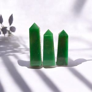 2024 Wholesale High Quality Green Aventurine Tower Quartz Obelisk Natural Meditation Gemstone Point Wand <b>for</b> <b>Crystal</b> <b>Crafts</b> - Product Image 4