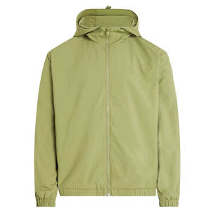 Chaqueta cortavientos para hombre con capucha, ligera, resistente al agua, para correr, senderismo, entrenamiento y actividades al aire libre. - Product Image 1