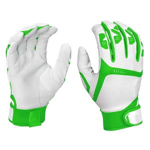 Guantes de Bateo ELIXE SPORTS Blancos y Rosas de Cuero, Transpirables, Flexibles, Ligeros, Duraderos, con Cierre de Velcro, Logotipo Personalizado, Todas las Tallas - Product Image 5