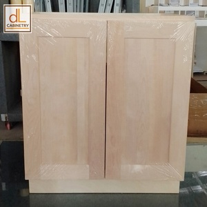 American Standard FDB30 Armoires de cuisine en contreplaqué non fini Base de porte pleine hauteur avec charnière Nouvelle arrivée Livraison aux États-Unis - Product Image 4