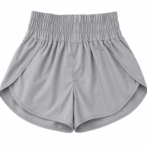 Shorts de yoga respirants à séchage rapide pour femmes, taille haute, pour la gym et la course à pied, avec logo et design personnalisés, impression OEM - Product Image 1