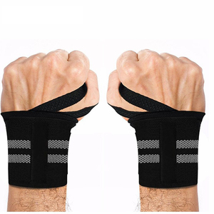Attelles de poignet réglables en néoprène pour la musculation, le bodybuilding, le tennis – Protection professionnelle respirante avec fermeture auto-agrippante - Product Image 1