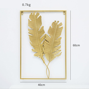 Handmade Metal Wall Art Decorative Wall Sculpture Modern Luxury Home Decor Wall Hanging Craft for Living Room Bedroom Office - Product Image 4