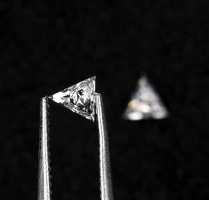 3.4 X 3.0 MM, Diamante Cultivado en Laboratorio, Corte Triangular, Color D, Diamante Creado en Laboratorio para la Elaboración de Joyería Personalizada, Anillo de Boda - Product Image 4