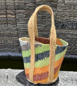 Bolso Tote/Messenger de Yute y Algodón de Alta Calidad para Mujer, Estilo Bohemio, Personalizado, Reutilizable y Ecológico, Tendencia Top 2026, para Viajes - Product Image 2