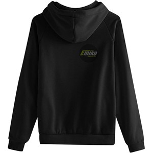<b>Women</b> <b>Black</b> Hooded Tracksuit Set Long Sleeve Pullover Hoodie Jogger <b>Pants</b> Two Piece Casual Outfit Winter Tracksuit - Product Image 2