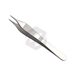Pinces chirurgicales dentelées de 4 3/4 pouces de qualité supérieure pour le soin des plaies, durables, antidérapantes, à usage professionnel, instruments médicaux - Product Image 1