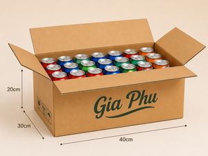 Brown Kraft Eco Friendly Corrugated Cardboard Heavy-Duty Recyclable Beverage Packaging <b>Box</b> Foldable Shipping Carton Soda Cans - Product Image 5